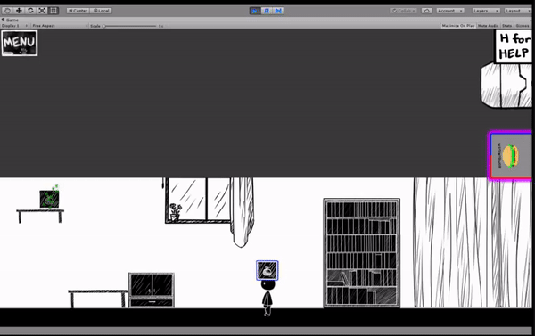 Monochrome Memories debug gameplay clip
