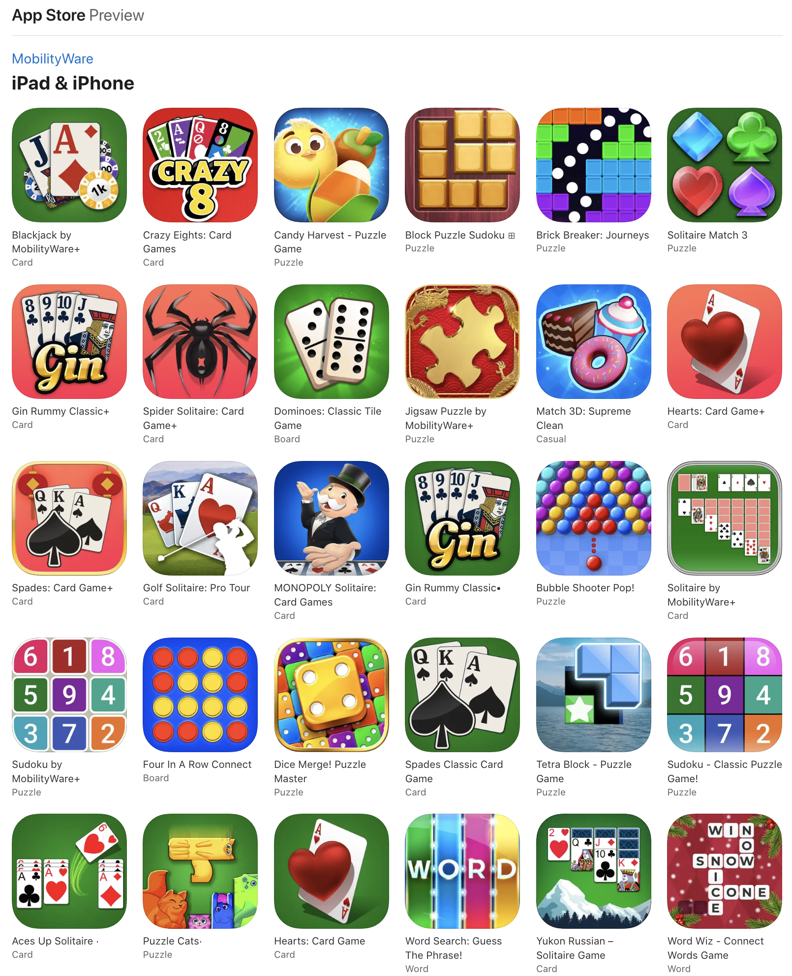 Image of Mobilityware Apple Store