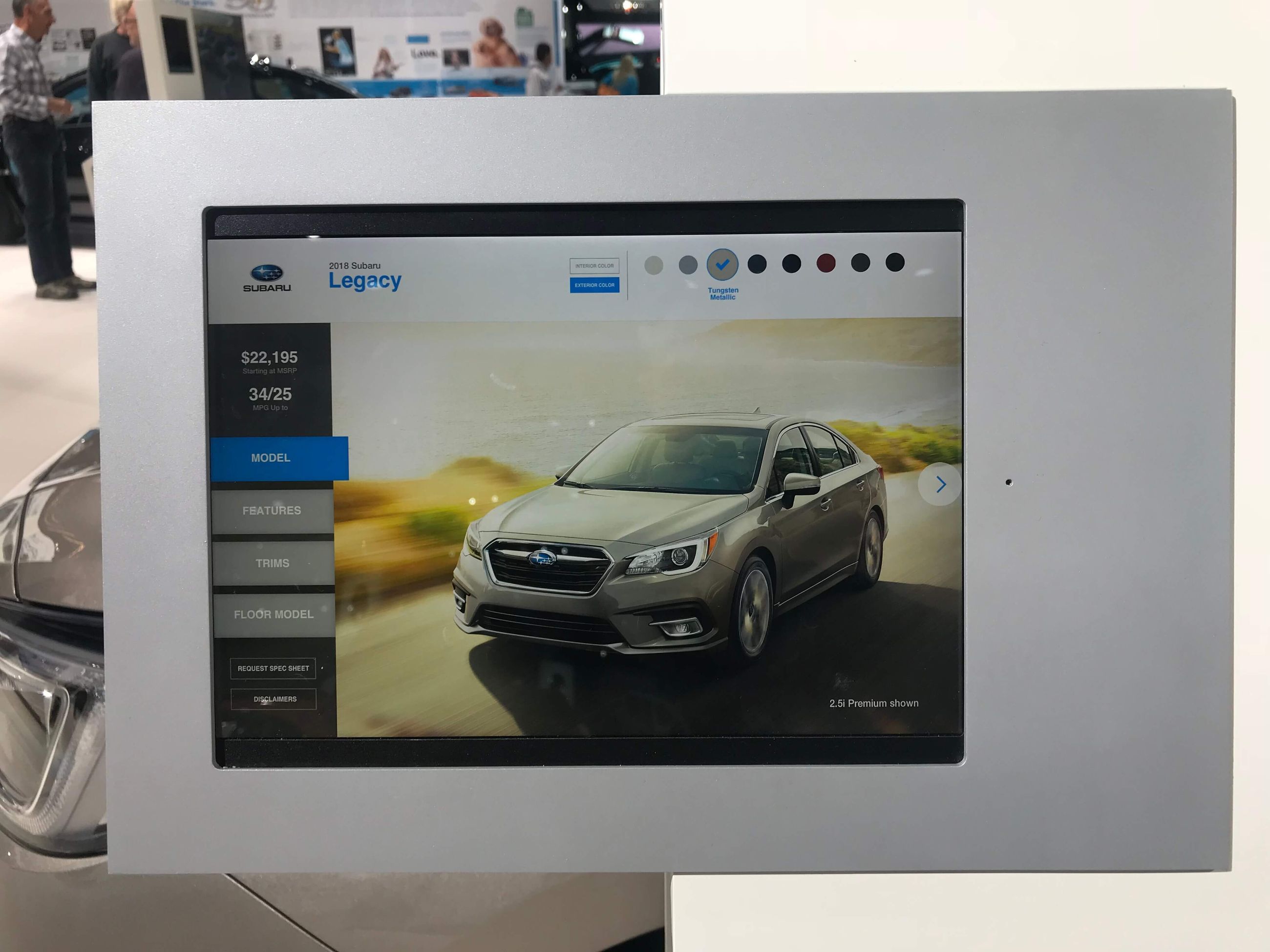 Subaru Wheelstand app feature highlights