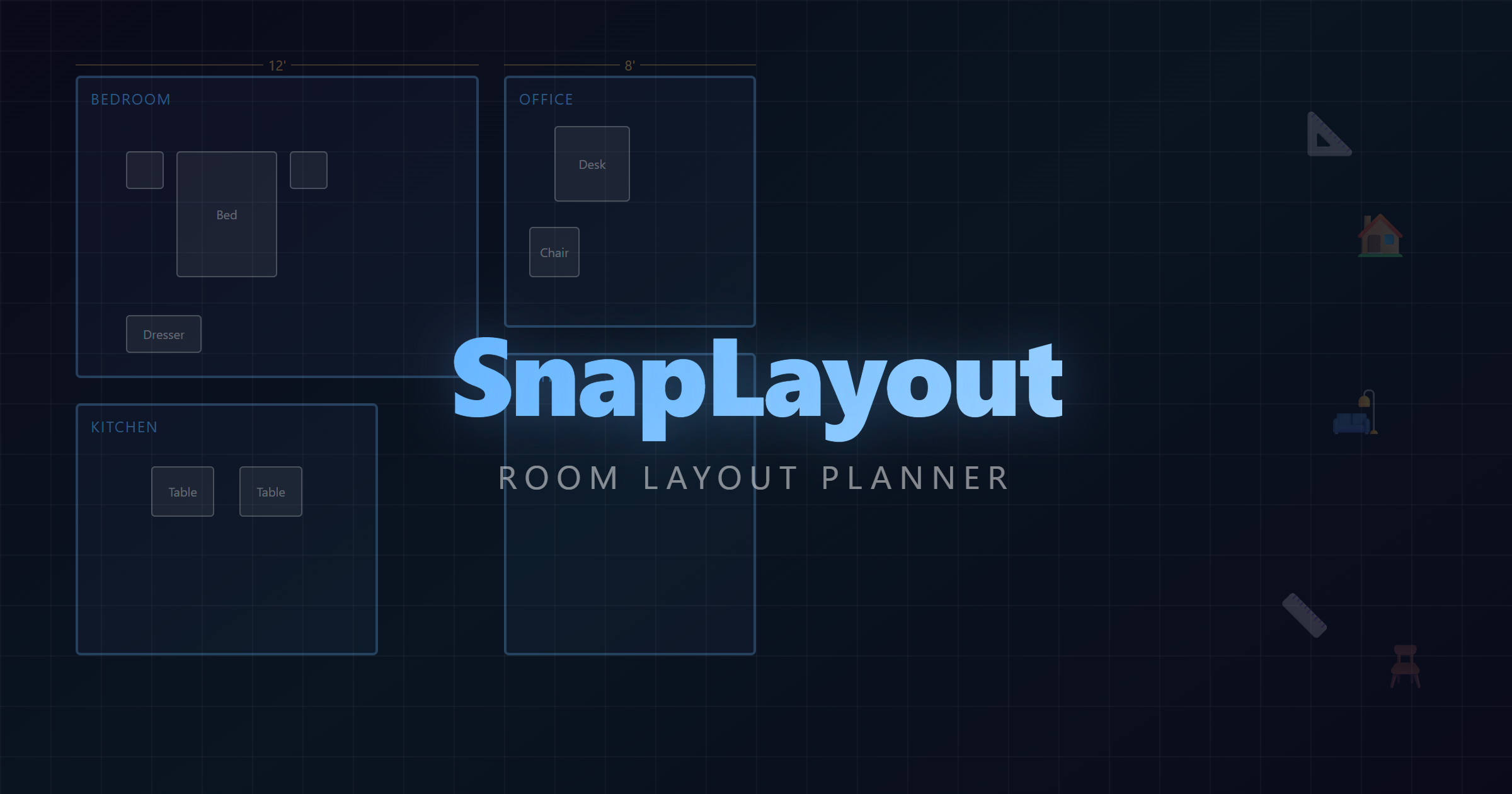 SnapLayout room layout planner